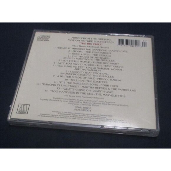 The Big Chill Original Soundtrack (CD, 1984, Motown, Various Artists) - Picture 3 of 3